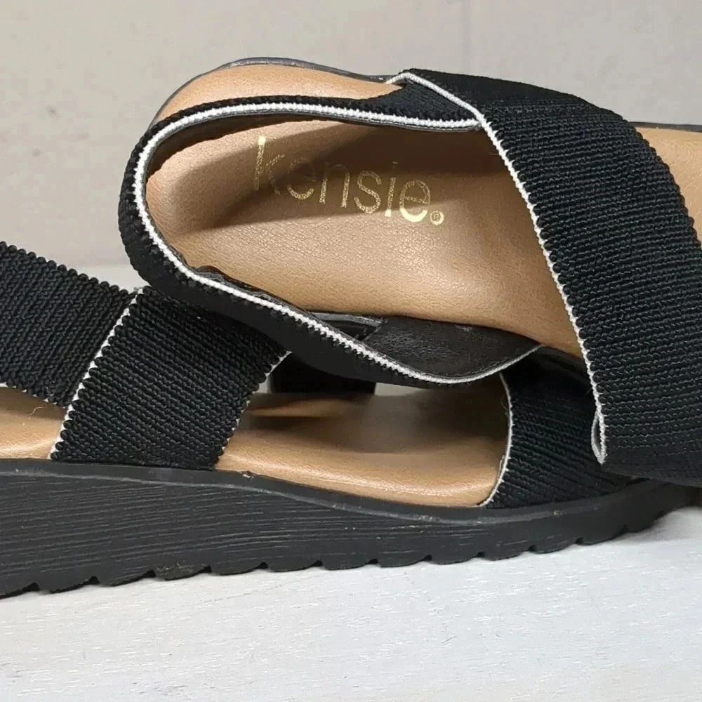 Kensie Women's Elastic Emme Sandal Size 6 - Picture 3 of 5